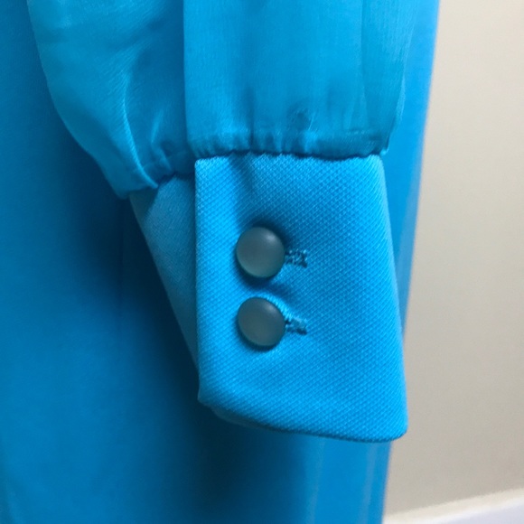 Mynette Long Blue Vintage Dress - Picture 6 of 11